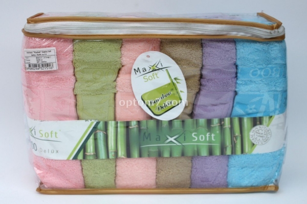 Полотенце махровое 50х90 "MaxiSoft" Bamboo